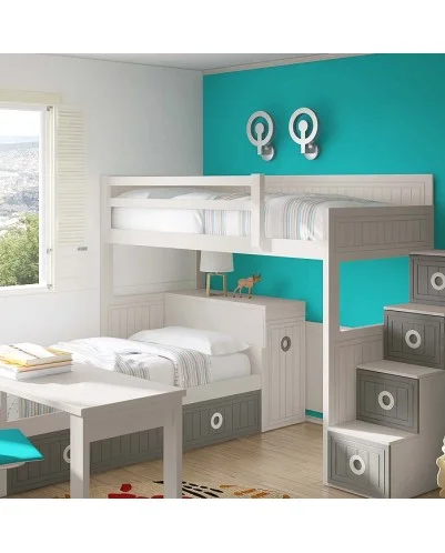 Cama superior y Nido MK33