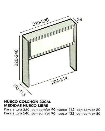 Cama Alta Superior MK24