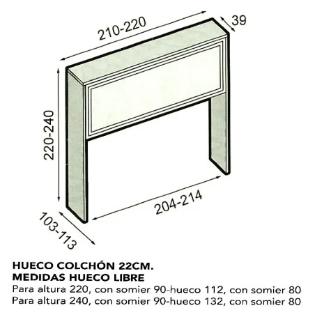 Cama Alta Superior MK24