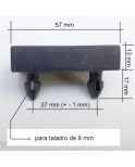 PACK 10 UND Taco lateral lama de 53 mm | 2 Fijaciones A Somier Parte Superior | Taladro Necesario De 8 Mm PACK 10 UND Taco lateral lama de 53 mm | 2 Fijaciones A Somier Parte Superior | Taladro Necesario De 8 Mm