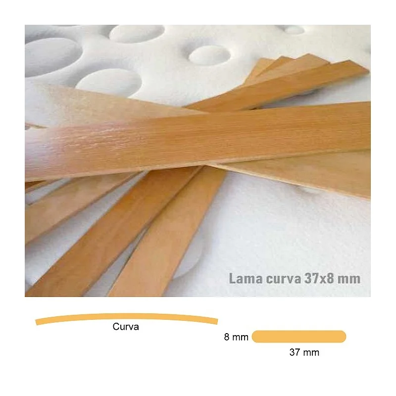PACK 20 UND Lamas somier 37 mm (curva) PACK 20 UND Lamas somier 37 mm (curva)