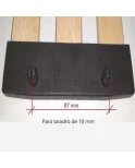 Taco lateral para 3 lamas de 37 mm (Productos en pack) A partir de 4 unidades. Taco lateral para 3 lamas de 37 mm (Productos en pack) A partir de 4 unidades.