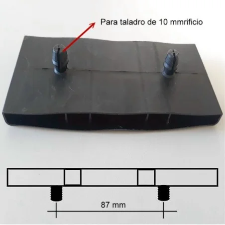 Taco central 3 lamas de 37 mm | (Productos en pack) A partir de 2 unidades a 50 unidades por pack.
