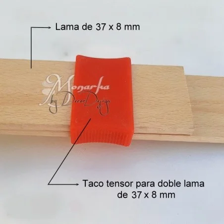PACK 10 UND Taco Tensor De Lamas 37 Mm | Para Refuerzo Lumbar Con Doble Lama De 37 Mm