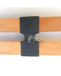 Taco soporte posición central muelle/2 Para doble lamas en somier de 37 mm ancho x 8 mm grosor (producto en Pack)