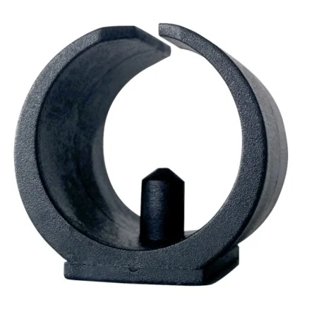 Brida contera para tubo redondo de 18 a 22 mm, posición en horizontal. Producto en Pack