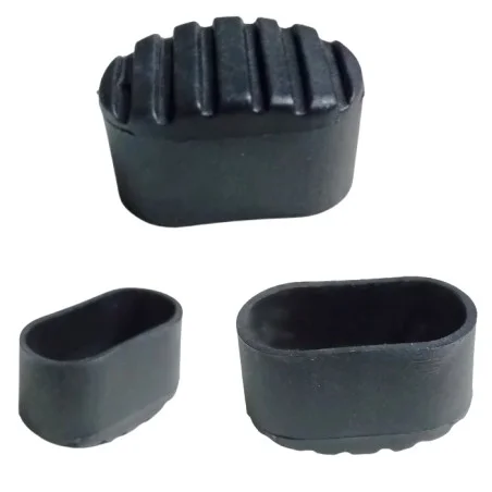 Contera exterior ovalada reforzada para escaleras de tubo ovalado 40x20 mm(4 cm)
