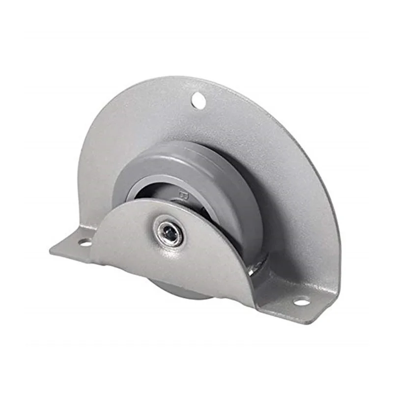 Rueda Fija SEMICIRCULAR (Pack 4 Unidades) Oculta 60kg para Cama-Nido 50 mm Goma Gris Rueda Fija SEMICIRCULAR (Pack 4 Unidades) Oculta 60kg para Cama-Nido 50 mm Goma Gris