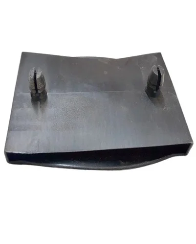 Taco soporte posición central en somier, para lama de 117 mm ancho x 8 mm grosor (NEGRO)