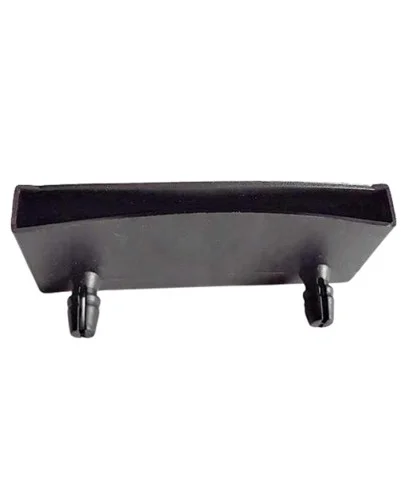 Taco soporte, posición lateral en somier, para lama de 117 mm ancho x 8 mm grosor (NEGRO) (Producto en Pack)