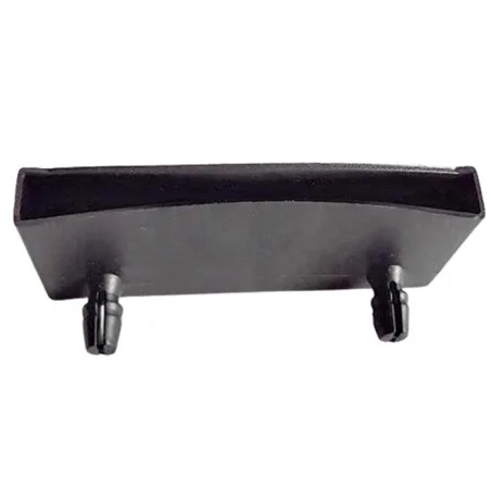 Taco soporte, posición lateral en somier, para lama de 117 mm ancho x 8 mm grosor (NEGRO) (Producto en Pack)