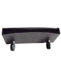 Taco soporte, posición lateral en somier, para lama de 117 mm ancho x 8 mm grosor (NEGRO) (Producto en Pack)