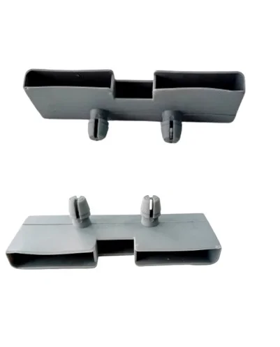 Taco soporte posición lateral en somier, para doble lama 37 mm ancho x 8 mm grosor (Taladro necesario 10 mm)