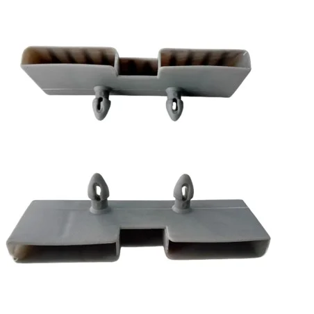 Taco soporte posición lateral en somier, para doble lama 37 mm ancho x 8 mm grosor (Taladro necesario 8 mm)
