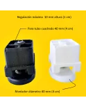 Tapón Roscado + Pie Nivelador, Contera de 40x40 mm + Tornillo Nivelador | Pack de 4 Unidades.. Tapón Roscado + Pie Nivelador, Contera de 40x40 mm + Tornillo Nivelador | Pack de 4 Unidades..