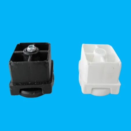 Tapón Roscado + Pie Nivelador, Contera de 40x40 mm + Tornillo Nivelador | Pack de 4 Unidades..