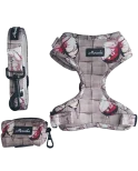 Árnes, correa y porta bolsas para todos los perros cachorros, adultos y mayores (Modelo Chin Chin) Árnes, correa y porta bolsas para todos los perros cachorros, adultos y mayores (Modelo Chin Chin)