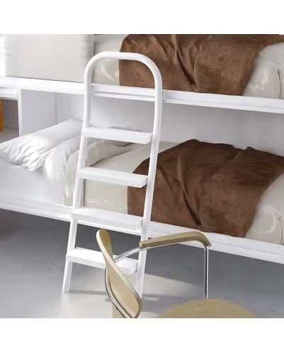 Escalera curva para cama alta o litera modelo DL, Escalera Literas y camas superiores, Escalera portátil, Dormitorio, Hogar.