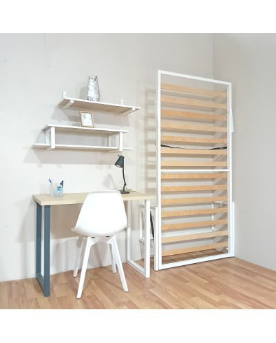 Somier cama abatible vertical, Cama abatible de pared, plegable. Modelo LIVE