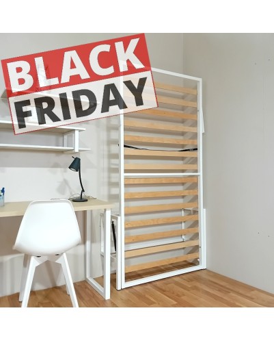 BLACK FRIDAY Somier cama abatible vertical, abatible de pared, plegable. Modelo LIVE