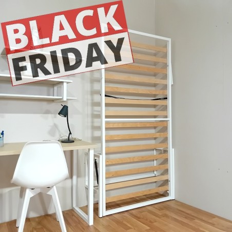 BLACK FRIDAY Somier cama abatible vertical, abatible de pared, plegable. Modelo LIVE