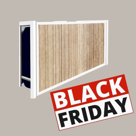 BLACK FRIDAY Cama horizontal Eco | ligera y funcional, 90X190 cm, Color Blanco y Xacobeo.