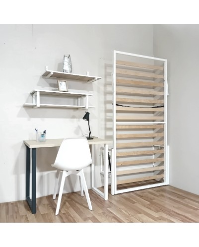 Somier cama abatible vertical, Cama abatible de pared, plegable. Modelo LIVE