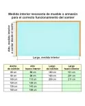 Somier con herraje completo para montar sobre cama abatible horizontal Somier con herraje completo para montar sobre cama abatible horizontal