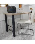 Patas para mesa, Juego 2 unidades, Metálicas, mesas salón comedor, jardín, Modelo CADIZ-C Patas para mesa, Juego 2 unidades, Metálicas, mesas salón comedor, jardín, Modelo CADIZ-C