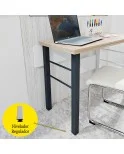 Patas para mesa, Juego 2 unidades, Metálicas, mesas salón comedor, jardín, Modelo CADIZ-C Patas para mesa, Juego 2 unidades, Metálicas, mesas salón comedor, jardín, Modelo CADIZ-C