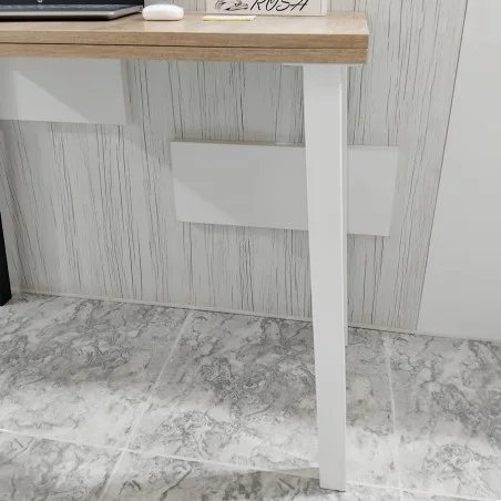 Patas para mesa, Juego 4 unidades, Metálicas, salón comedor, jardín, Modelo LINE