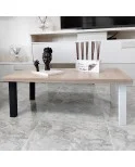 Patas para mesa de centro, Juego 4 unidades, Metálicas, salón comedor, jardín, Modelo LINE Patas para mesa de centro, Juego 4 unidades, Metálicas, salón comedor, jardín, Modelo LINE