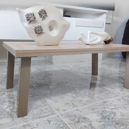 Patas para mesa, Juego 4 unidades, Metálicas, salón comedor, jardín, Modelo LINE/CAFE