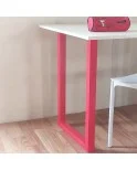 Patas para mesa Colores, Juego 2 unidades, Metálicas, mesas salón comedor, encimeras, jardín, Modelo MADRID EN COLORES.