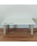 Mesa personalizada, Patas Metálicas de colores, salón comedor, jardín, Modelo LINE.1/COLORES