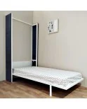 Cama vertical modelo E/LINE. Disponible desde 80x180 cm a 105x200 cm, fondo y colores personalizados.