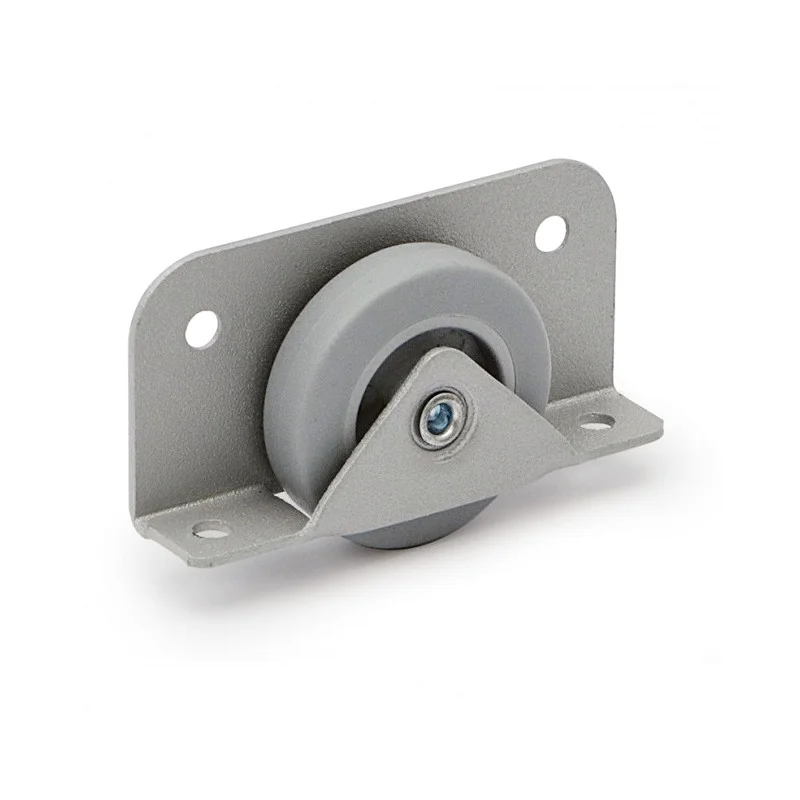 (PACK DE 4 UNIDADES) Rueda fija para camas Nido, de goma Ø40 para tablero de 19 mm, color gris. (PACK DE 4 UNIDADES) Rueda fija para camas Nido, de goma Ø40 para tablero de 19 mm, color gris.
