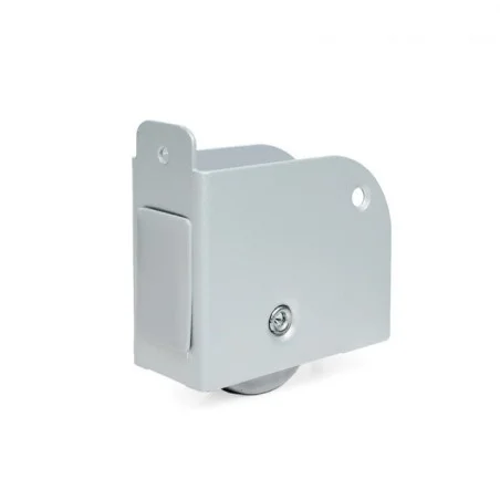 (PACK DE 4 UNIDADES) Rueda fija para cama nido, espesor 30mm, GRIS, 2 CON FRENO, 2 SIN FRENO. (IZQUIERDA Y DERECHA)