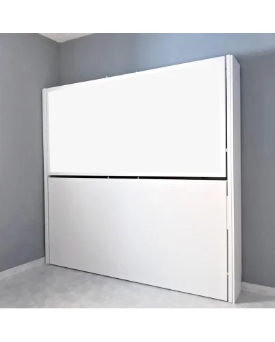 Litera horizontal Barcelona Basic, Fondo 30 cm, Todo en blanco.