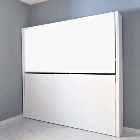Litera horizontal Barcelona Basic, Fondo 30 cm, Todo en blanco.
