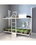 Litera horizontal Barcelona Basic, Fondo 30 cm, Todo en blanco. Litera horizontal Barcelona Basic, Fondo 30 cm, Todo en blanco.