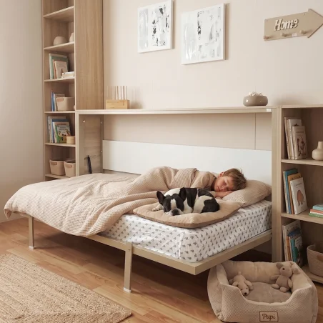 Cama horizontal Modelo COMPACT. Todas las medidas, Personalizable.