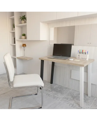 Patas para mesa, Juego 4 unidades, Metálicas, salón comedor, jardín, Modelo LINE