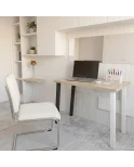 Patas para mesa, Juego 4 unidades, Metálicas, salón comedor, jardín, Modelo LINE Patas para mesa, Juego 4 unidades, Metálicas, salón comedor, jardín, Modelo LINE