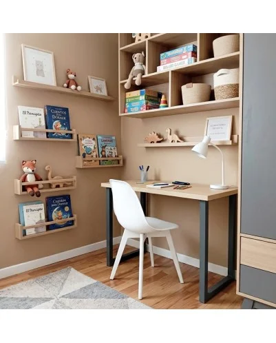 Pata para mesa, 1 UNIDAD, Metálica, mesas salón comedor, jardín, Modelo MADRID.