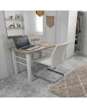 Patas para mesa, Juego 2 unidades, Metálicas, mesas salón comedor, jardín, Modelo CADIZ-C Patas para mesa, Juego 2 unidades, Metálicas, mesas salón comedor, jardín, Modelo CADIZ-C