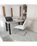 Patas para mesa, Juego 2 unidades, Metálicas, mesas salón comedor, jardín, Modelo CADIZ-C Patas para mesa, Juego 2 unidades, Metálicas, mesas salón comedor, jardín, Modelo CADIZ-C