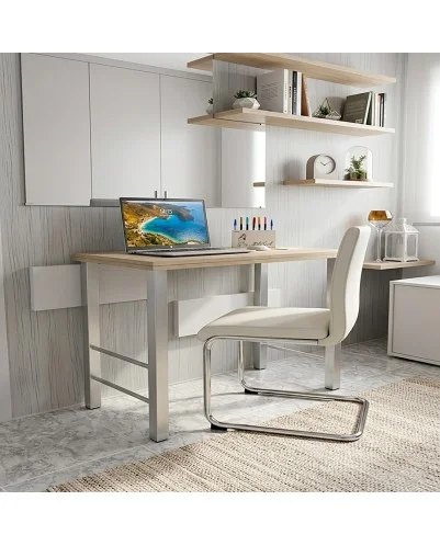 Patas para mesa, Juego 2 unidades, Metálicas, mesas salón comedor, jardín, Modelo CADIZ
