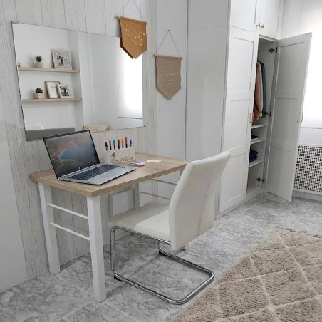 Patas para mesa, Juego 2 unidades, Metálicas, mesas salón comedor, jardín, Modelo CADIZ
