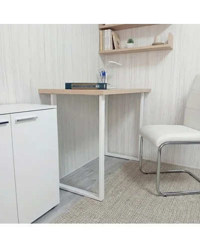 Patas para mesa, Juego 2 unidades, Metálicas, mesas salón comedor, jardín, Modelo RIOJA.